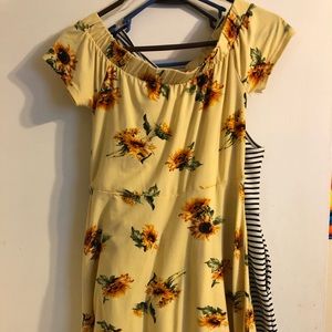 Off the shoulder dress